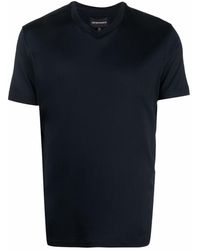 Emporio Armani - Vネック Tシャツ - Lyst
