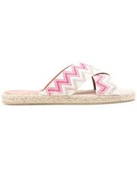 Missoni - Espadrilles Mit Zickzackmuster - Lyst