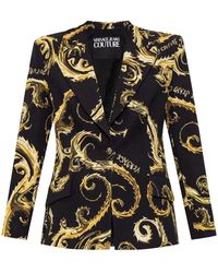 Versace Jeans Couture - Barocco-Print Blazer - Lyst