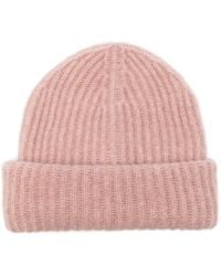 Roberto Collina - Gerippte Beanie - Lyst