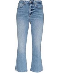 FRAME - Vaqueros Le Crop Mini Boot - Lyst