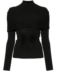 Mugler - Knitted Top - Lyst