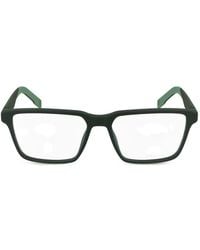 Lacoste - Lunettes De Vue À Monture Rectangulaire - Lyst
