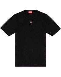DIESEL - Cotton Blend Stretch T-Shirt - Lyst