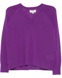 Psophia - V-Neck Raglan-Sleeve Sweater - Lyst
