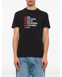 Neil Barrett - Slogan Print T-Shirt - Lyst