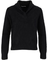 Kangra - Brushed Shawl-Collar Sweater - Lyst