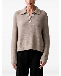 Marc O' Polo - Bouclé-Knit Polo Top - Lyst
