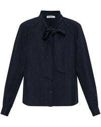 Self-Portrait - ラインストーン ストライプ シャツ - Lyst