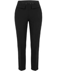 Elisabetta Franchi - High-Waisted Tailored Trousers - Lyst