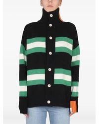 RIGHT FOR - Gestreept Vest Met Knopen - Lyst