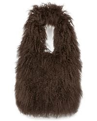 Yves Salomon - Shearling Shoulder Bag - Lyst