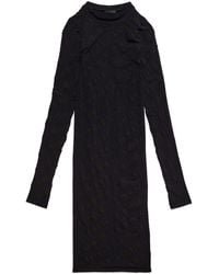 Balenciaga - Robe courte à logo imprimé - Lyst