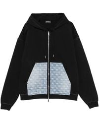 DSquared² - Monogram-Pattern Hoodie - Lyst