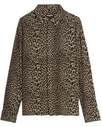 Zadig & Voltaire - Hemd mit Leoparden-Print - Lyst