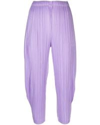 Pleats Please Issey Miyake - Plissé Broek - Lyst