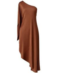 Silk95five - One-Shoulder Asymmetric Dress - Lyst