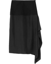 Jil Sander - Hem Skirt With Ruffle Detail - Lyst