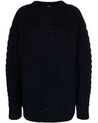 Totême - Chunky Cable-knit Wool Jumper - Lyst