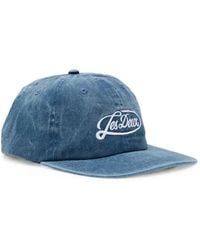 Les Deux - Logo-Embroidered Denim Baseball Cap - Lyst