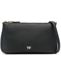 Tom Ford - Logo-plaque Leather Cross Body Bag - Lyst