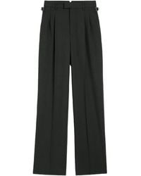 Ami Paris - Pantaloni A Vita Alta Con Pieghe - Lyst