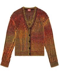 DIESEL - Oakland Ribbed Cardigan - Lyst