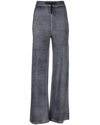 Avant Toi - Washed-finish Wide-leg Trousers - Lyst