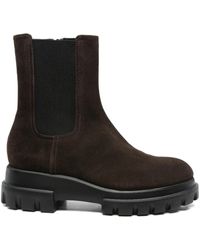 Agl Attilio Giusti Leombruni - Bottines À Empiècements Élastiqués 40 Mm - Lyst