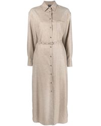 Aspesi - Button-Down Jurk - Lyst