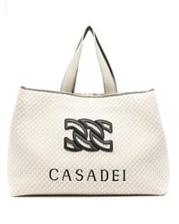 Casadei - Sunrise Logo-appliqué Tote Bag - Lyst