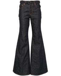Sacai - Mid-rise Bootcut Jeans - Lyst