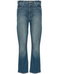 L'Agence - High Waist Bootcut Jeans - Lyst