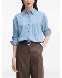 Benetton - Chemise À Poche Poitrine - Lyst