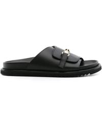 Doucal's - Sandalias con hebillas y logo - Lyst