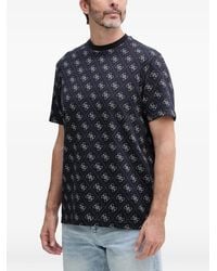Guess - Monogram-Print T-Shirt - Lyst