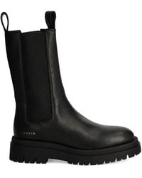 COPENHAGEN - Elastic-Panelled Lug-Sole Boots - Lyst