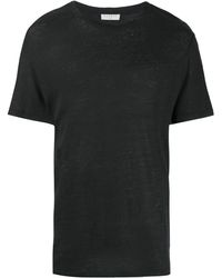 Sandro - T-Shirt mit rundem Ausschnitt - Lyst