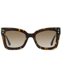 Isabel Marant - 103/S Geometric-Frame Sunglasses - Lyst