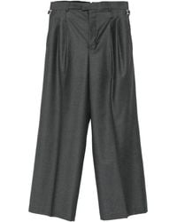 Ami Paris - Pleated Tab Trousers - Lyst