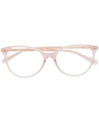 Gucci - Transparent-Cat-Eye-Frame Glasses - Lyst