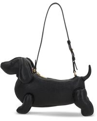 Thom Browne - Hector Baguette Bag In Pebble Grain Leather - Lyst