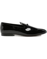 Tom Ford - Mocassins En Cuir Verni À Détail De Nœud - Lyst