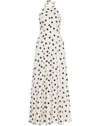 Rebecca Vallance - Maxi-Jurk Met Halternek En Stippen - Lyst