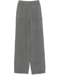 Malo - Cashmere Wide-Leg Trousers - Lyst