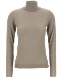 Brunello Cucinelli - Cashmere Turtle Neck Pull - Lyst