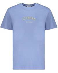 Iceberg - Logo-Print Short-Sleeve T-Shirt - Lyst
