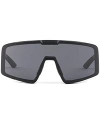 Prada - Eckige Linea Rossa Sonnenbrille - Lyst