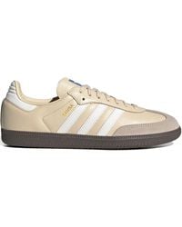 adidas - Samba Og Leren Sneakers Met Drie Strepen - Lyst
