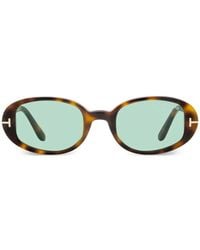 Tom Ford - Iggy Oval-Frame Sunglasses - Lyst